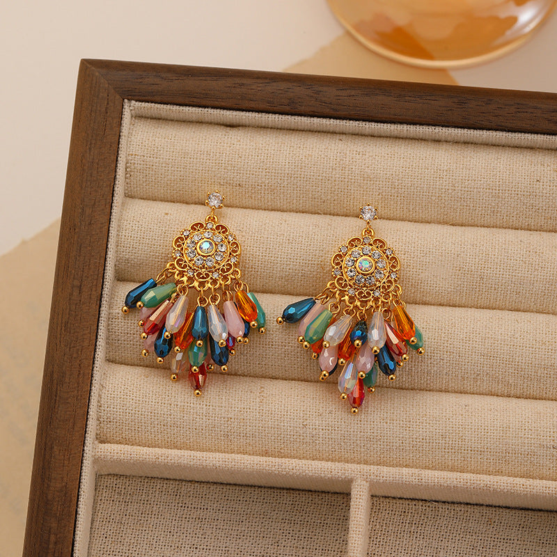 Glazed Star River Dream Earrings